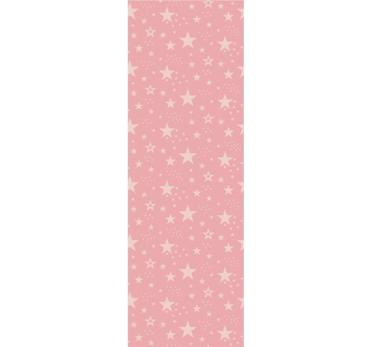 Light pink stars on dark pink Star Wallpaper - TenStickers