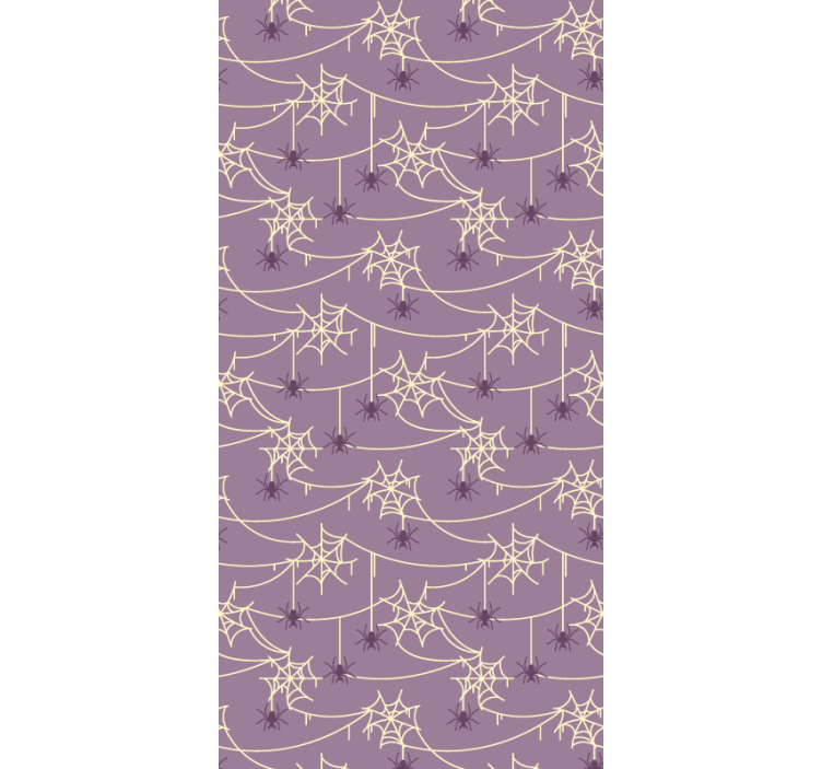 Spiderweb Motif halloween wallpaper - TenStickers