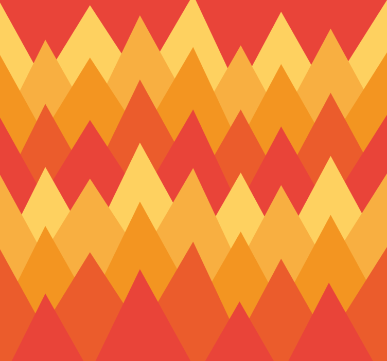 Geometric Chevron geometric wallpaper - TenStickers
