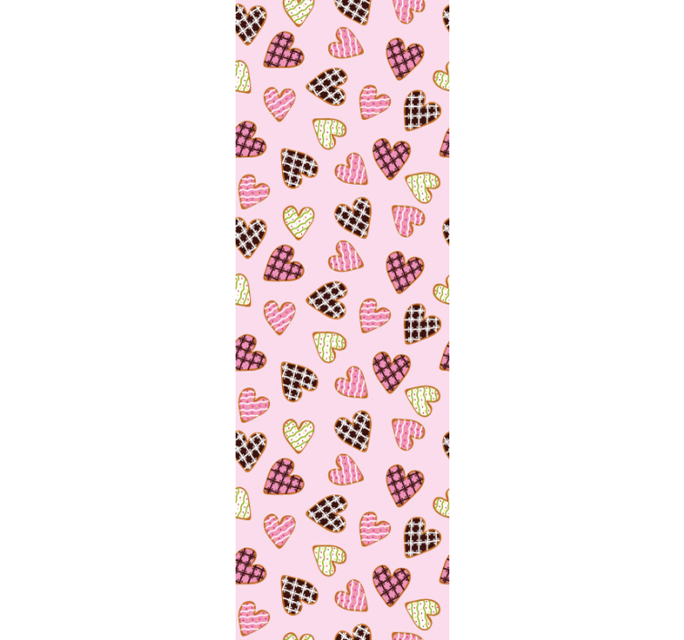 Ice Cream Cones polka dots wallpaper - TenStickers