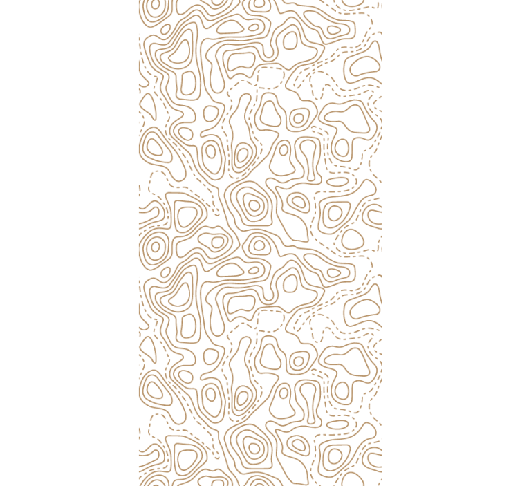 Abstract topographic lines Abstract Wallpaper - TenStickers