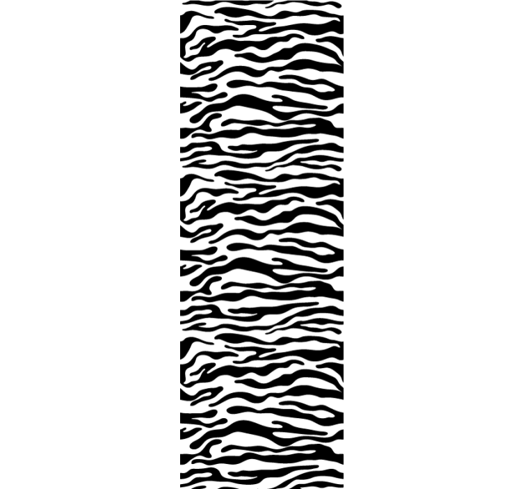 Zebra Stripe Pattern zebra wallpaper - TenStickers