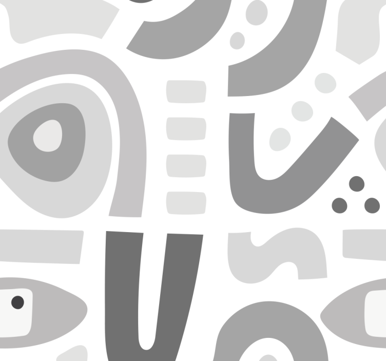 Abstract Geometric Forms geometric wallpaper - TenStickers