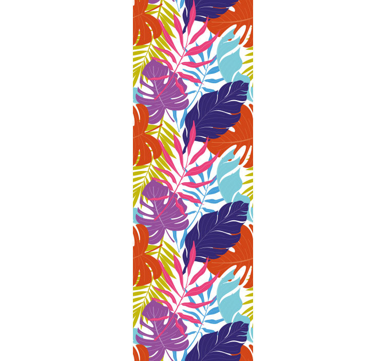 Colorful Leaves leaf wallpaper - TenStickers