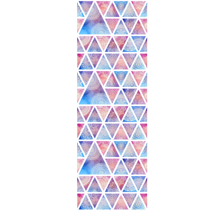 Geometric Triangular Array geometric wallpaper - TenStickers