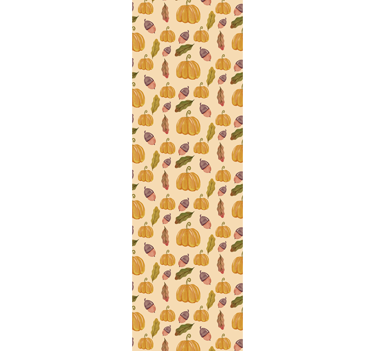 Autumn Harvest Pattern halloween wallpaper - TenStickers