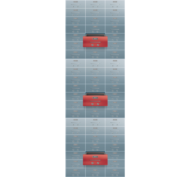 Industrial Lockers industrial wallpaper - TenStickers