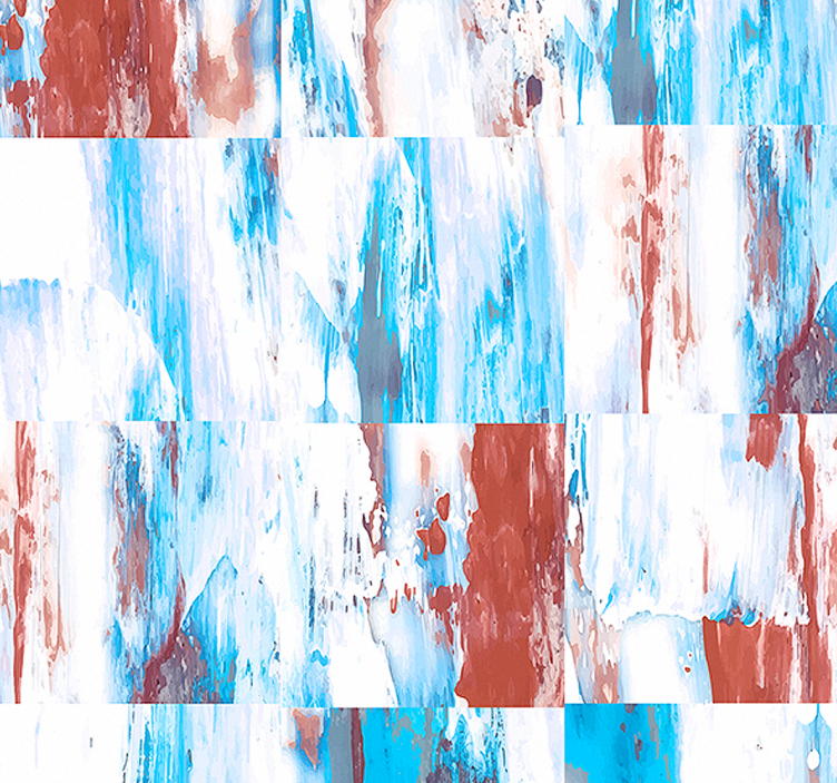 Paint Stream Abstract Wallpaper - TenStickers