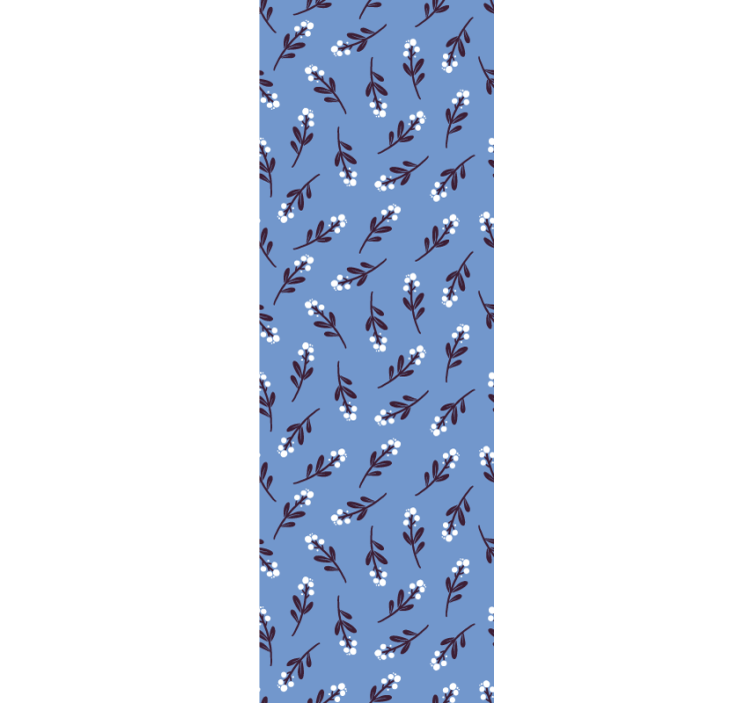 Gallerist stencil flower wallpaper - TenStickers