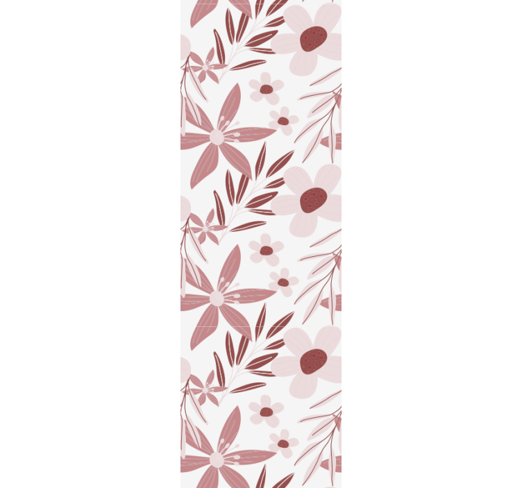Floral Pattern Motif flower wallpaper - TenStickers
