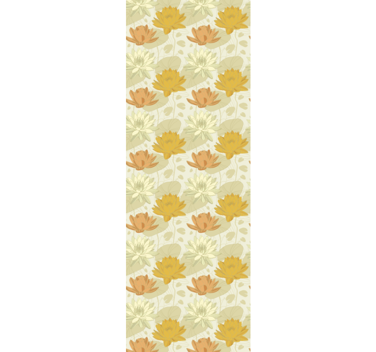 Floral Arrangement Pattern flower wallpaper - TenStickers