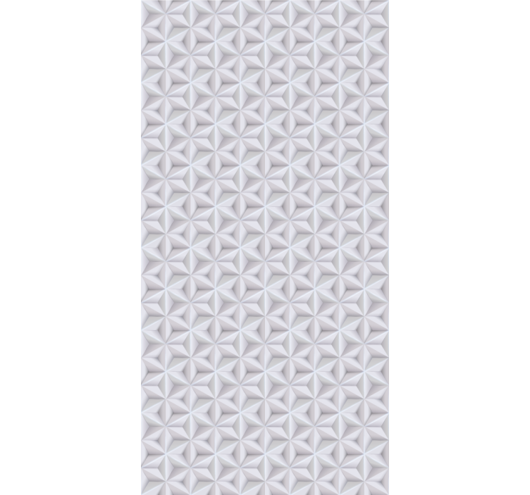 Geometric Embossing geometric wallpaper - TenStickers