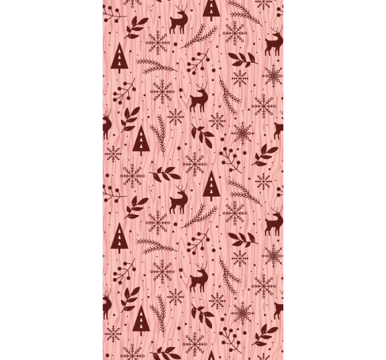 Reindeer Forest Scene animal wallpaper - TenStickers