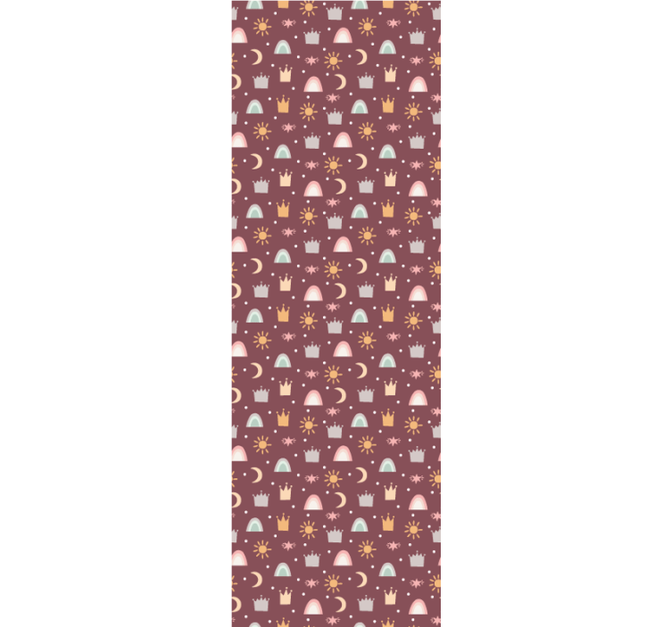 Celestial Pattern scandinavian wallpaper - TenStickers