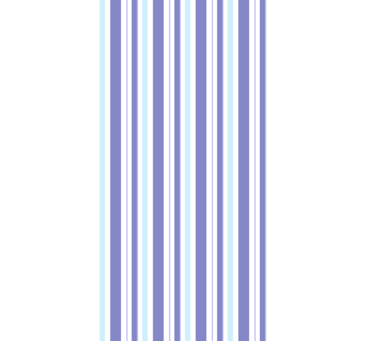 Striped Wall Detail horizontal striped wallpaper - TenStickers