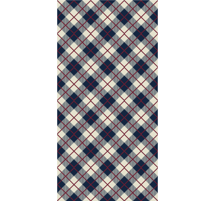 Argyle Pattern geometric wallpaper - TenStickers