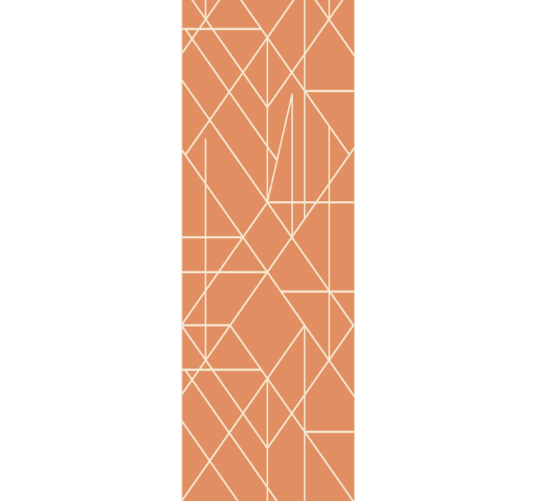 Geometric Linear geometric wallpaper - TenStickers