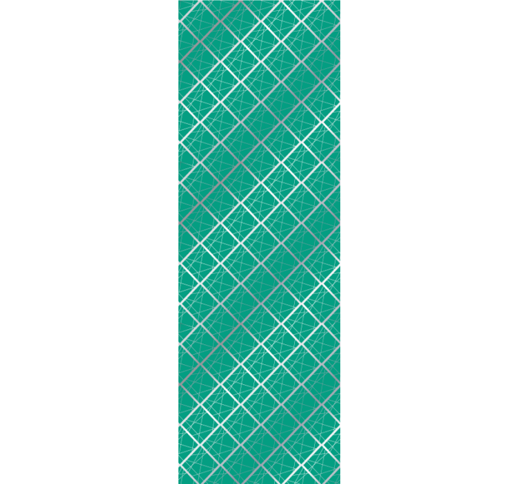 Geometric Trellis geometric wallpaper - TenStickers