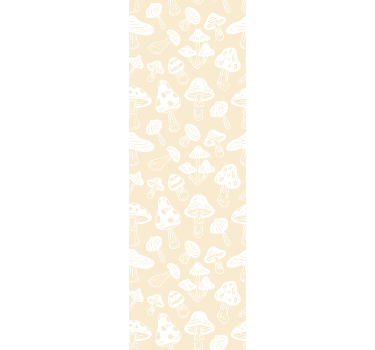 Mushroom Sketches animal wallpaper - TenStickers