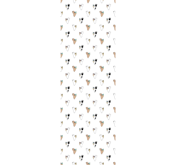 cute dog with ice cream Bedroom Wallpaper - TenStickers