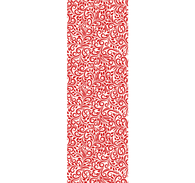 Ornamental Swirls floral ornament wallpaper - TenStickers