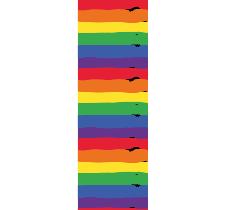 Watercolor pride day flag Living Room Wallpaper - TenStickers