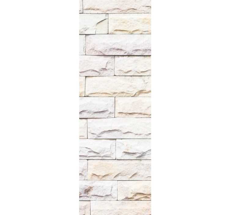 Faux Brick Facade brick wallpaper - TenStickers