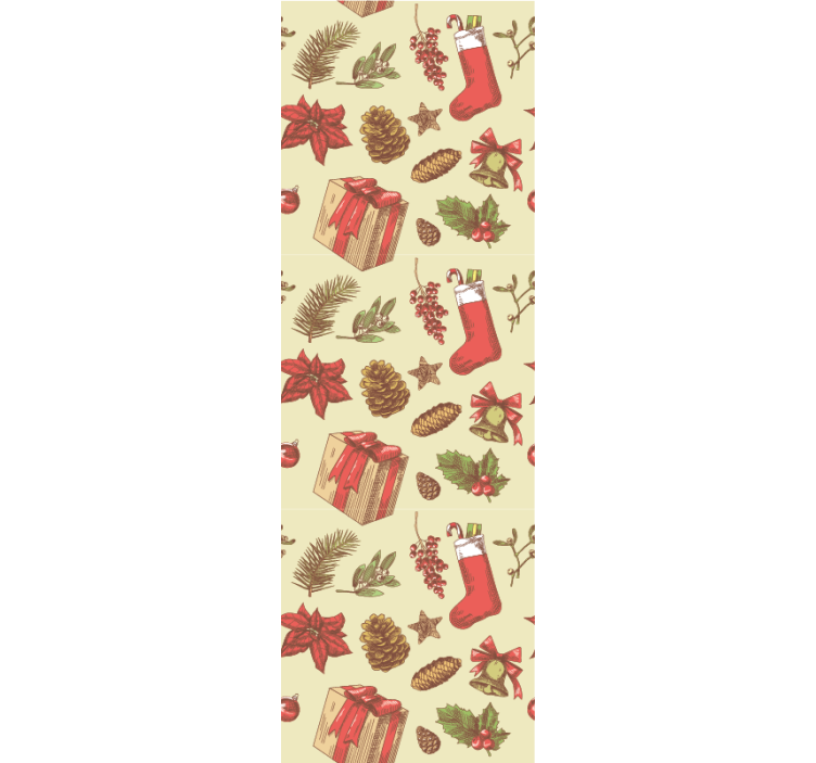 Festive Yuletide Design christmas wallpaper - TenStickers