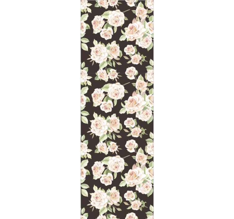 Blooming Roses flower wallpaper - TenStickers