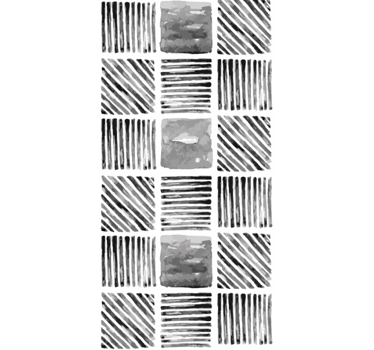 Abstract Geometric Blocks geometric wallpaper - TenStickers