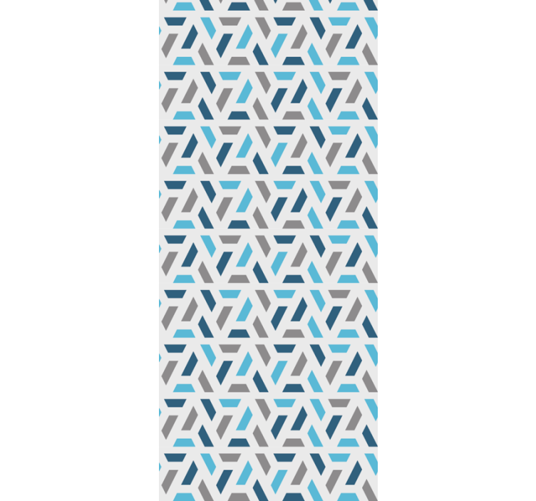 Abstract Interlocking Patterns geometric wallpaper - TenStickers