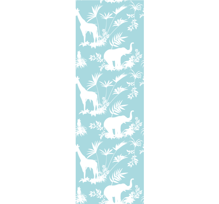 Jungle Toile vintage pattern Classic wallpaper - TenStickers