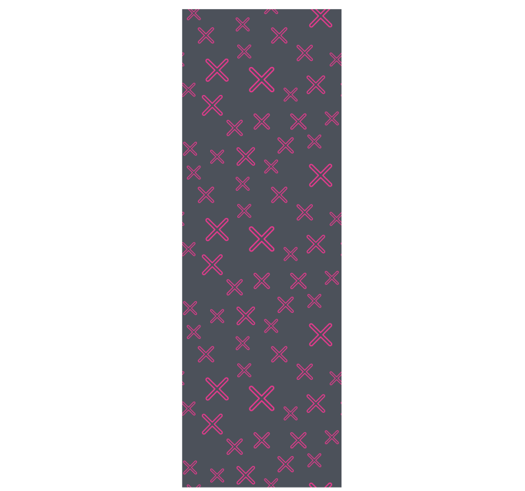 Geometric Kisses geometric wallpaper - TenStickers