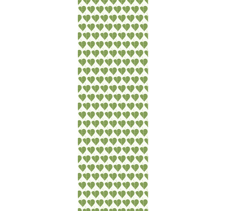 Betel leaf vector seamless green wallpaper - TenStickers