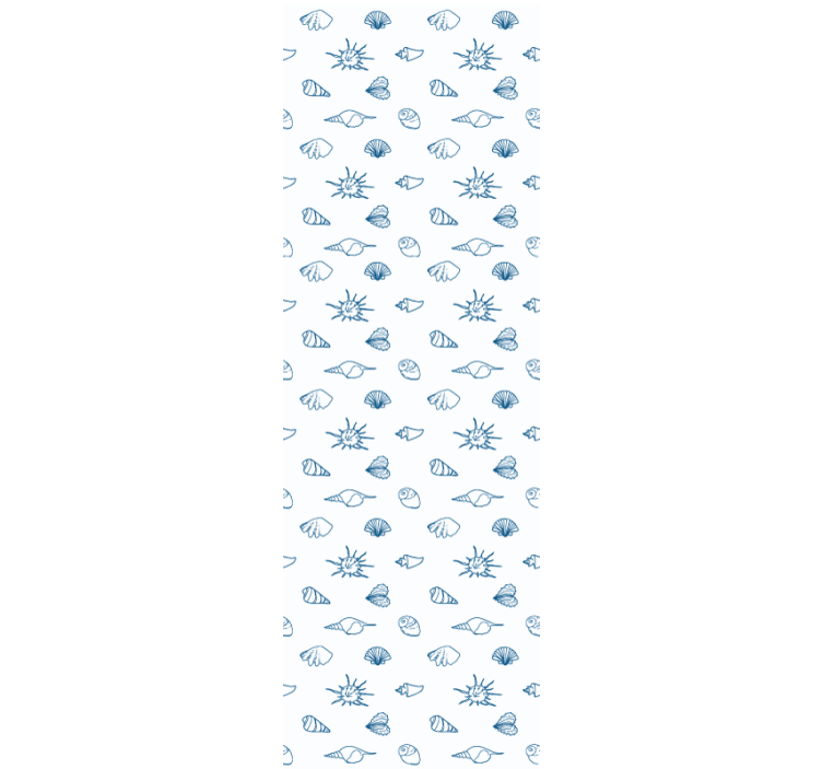 Nautical Sketch Motif fish wallpaper - TenStickers