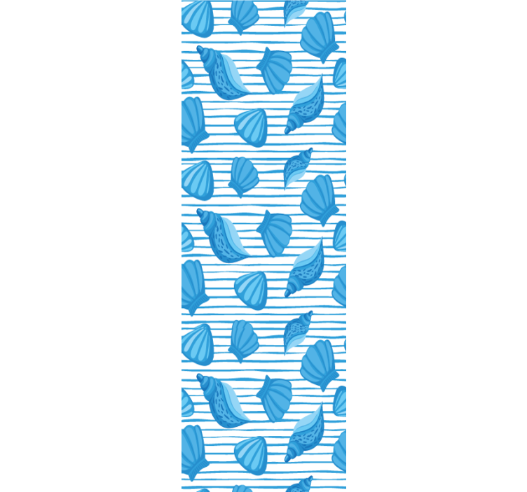 Seashell Patterns nature wallpaper - TenStickers