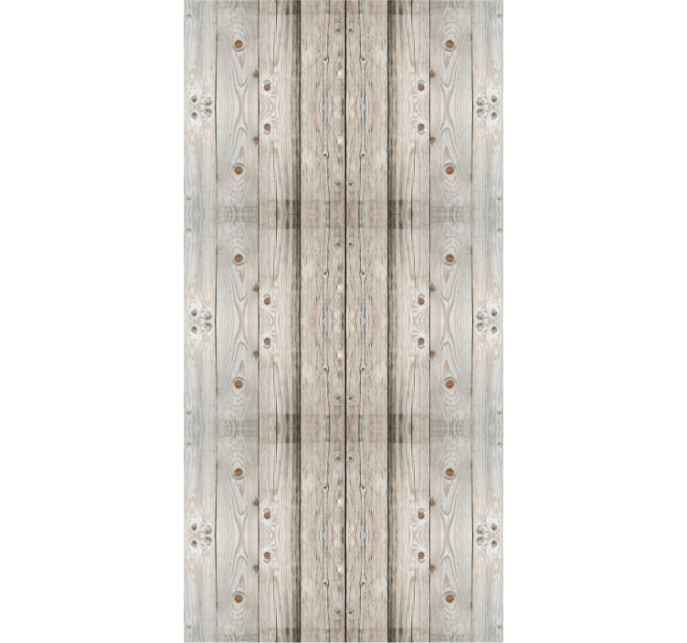 Rustic Plank Simulation wood wallpaper - TenStickers