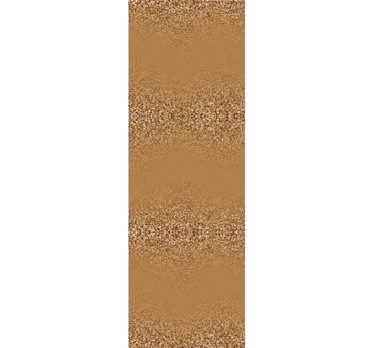 Retro brown square dotted rustic wallpaper - TenStickers