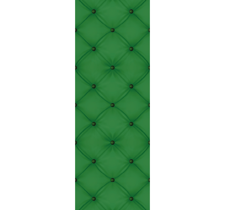 Quilted Green Surface texture pattern wallpaper - TenStickers