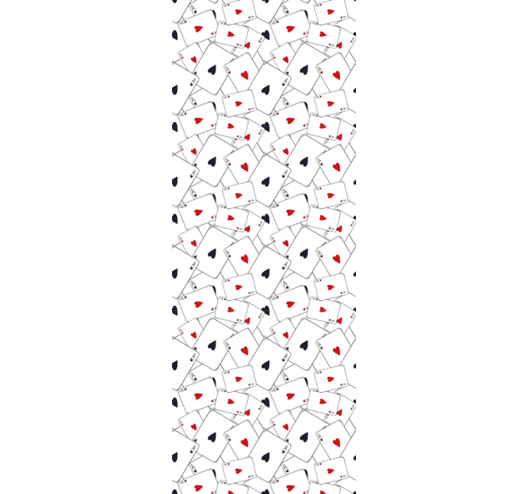 Playing Card Patterns letter wallpaper - TenStickers