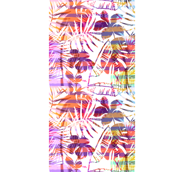 Vibrant Floral Patterns flower wallpaper - TenStickers