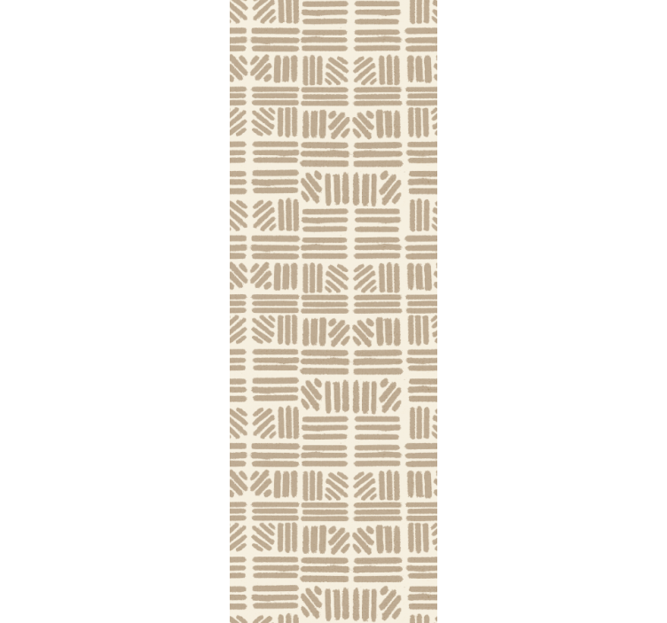 Geometric Line Patterns modern wallpaper - TenStickers