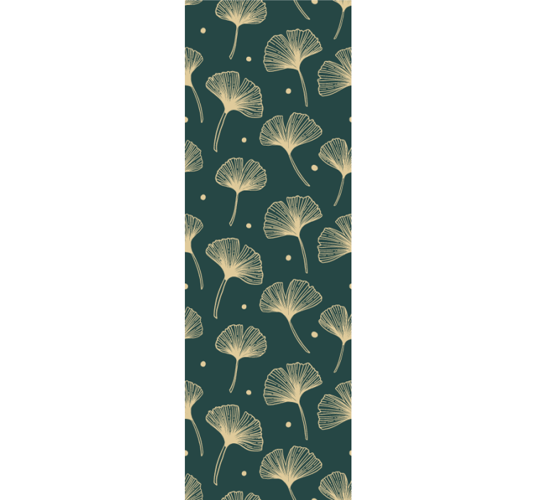 Leaf wallpaper elegant leaf display - TenStickers