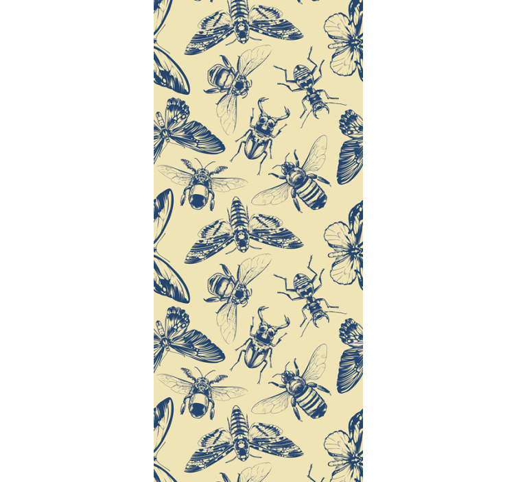 Insect Patterns Collection animal wallpaper - TenStickers