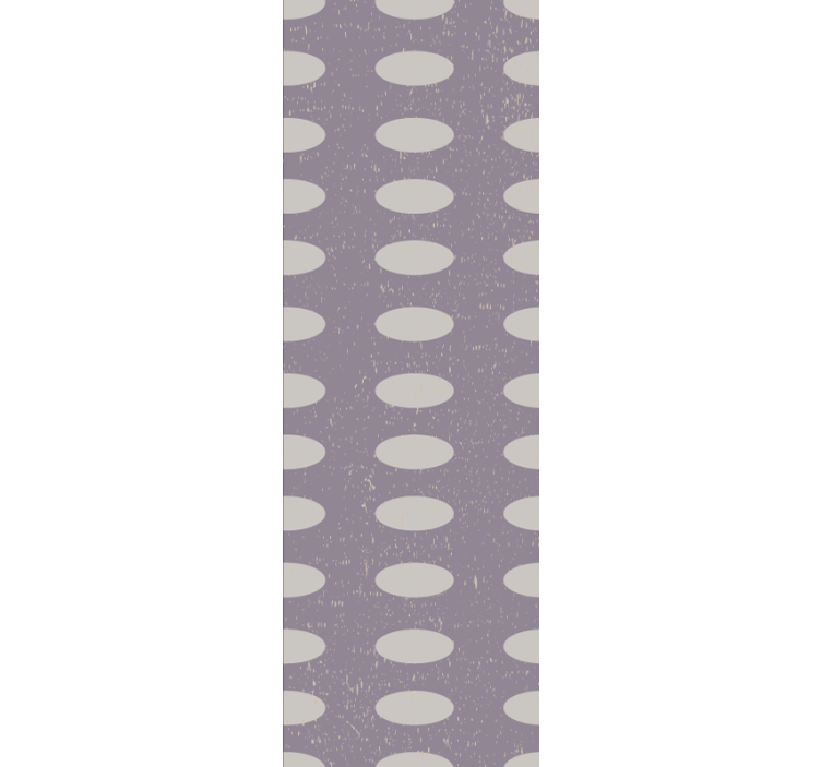 Textured lavender ovals polka dots wallpaper - TenStickers