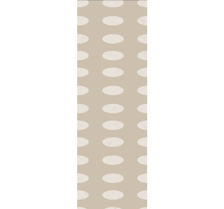 Geometric white circle pattern spotty wallpaper - TenStickers