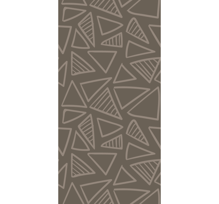 Stylish Triangle Pattern geometric wallpaper - TenStickers