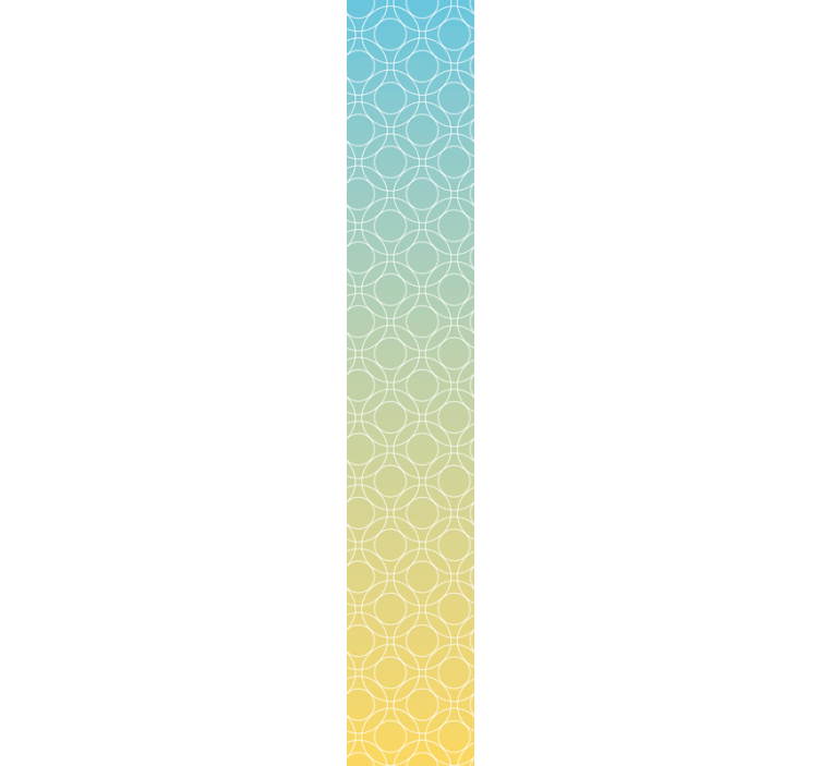 Geometric wallpaper in geometric gradient - TenStickers