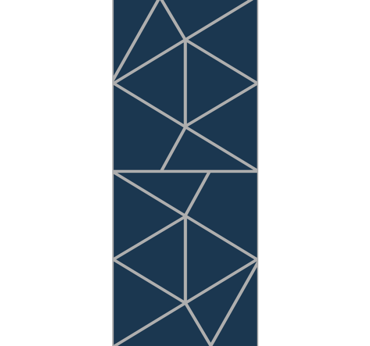 'Metro Prism' geometric triangles wallpaper - TenStickers