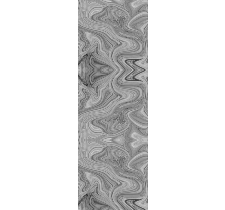 Swirling Gray Patterns marble wallpaper - TenStickers
